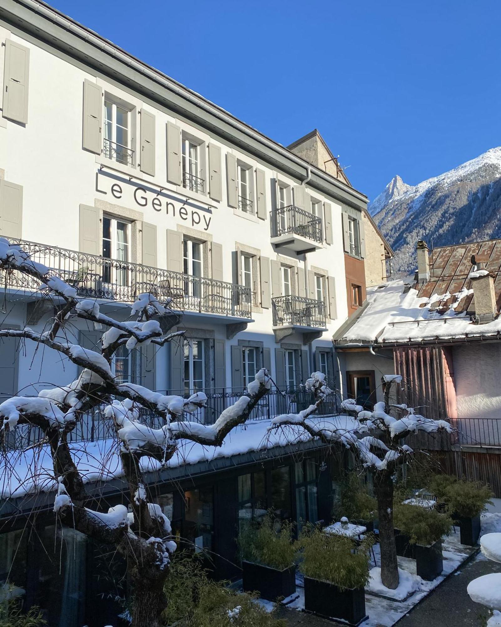 Le Génépy - Appart'hôtel de Charme Chamonix Mont Blanc Exterior foto
