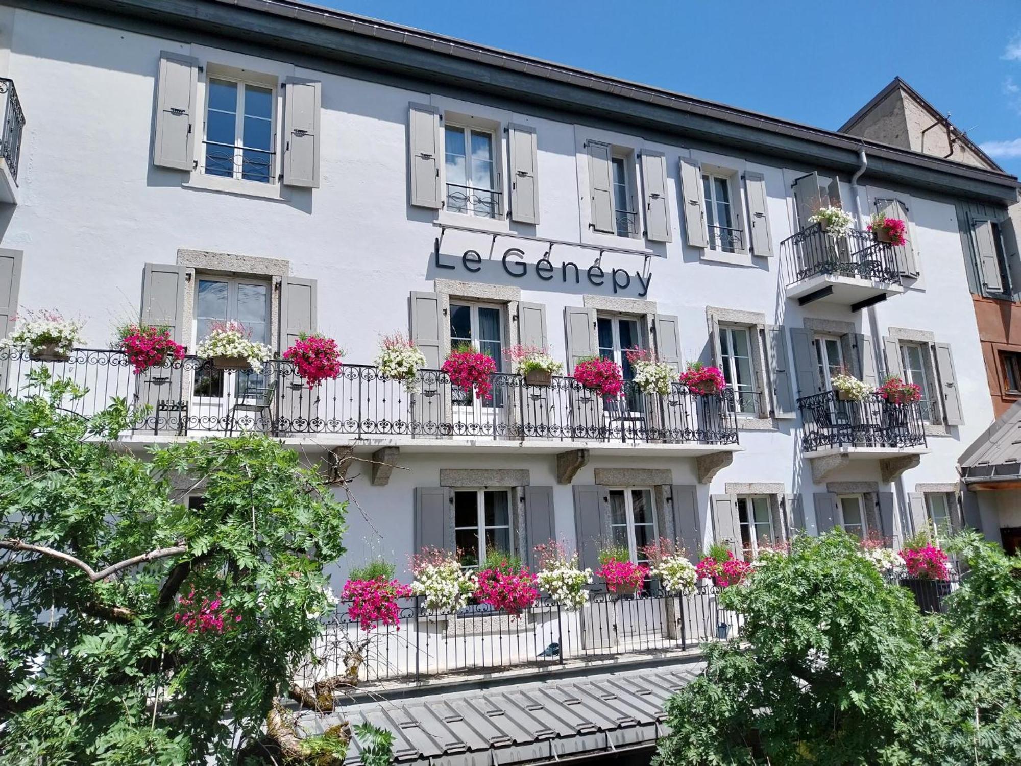Le Génépy - Appart'hôtel de Charme Chamonix Mont Blanc Exterior foto